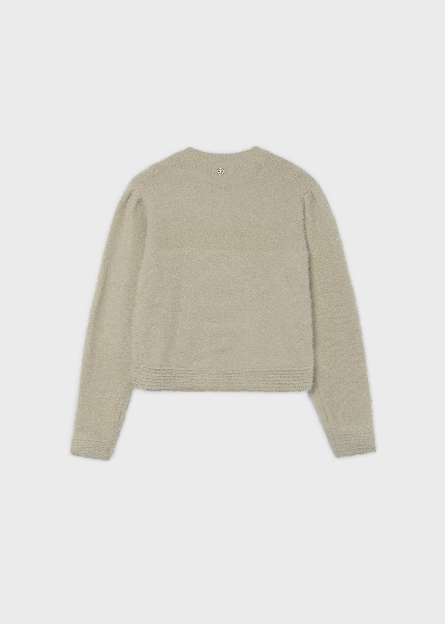 Stone Fuzzy Effect Sweater