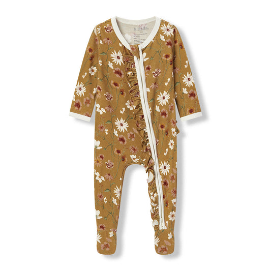 Wildflower Luxe Ruffle Footie