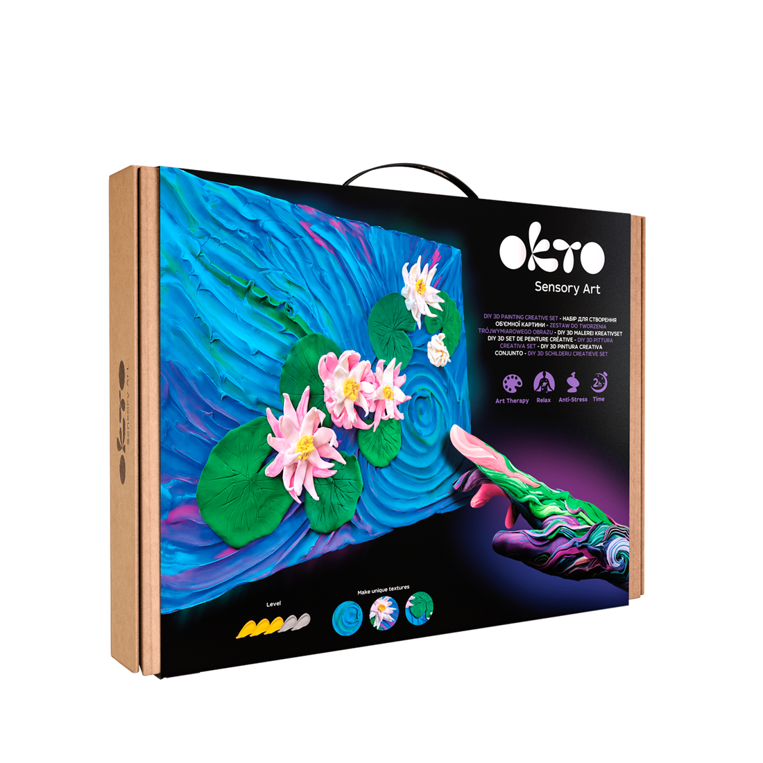 OKTO Sensory 3D Painting "Water Lilies"