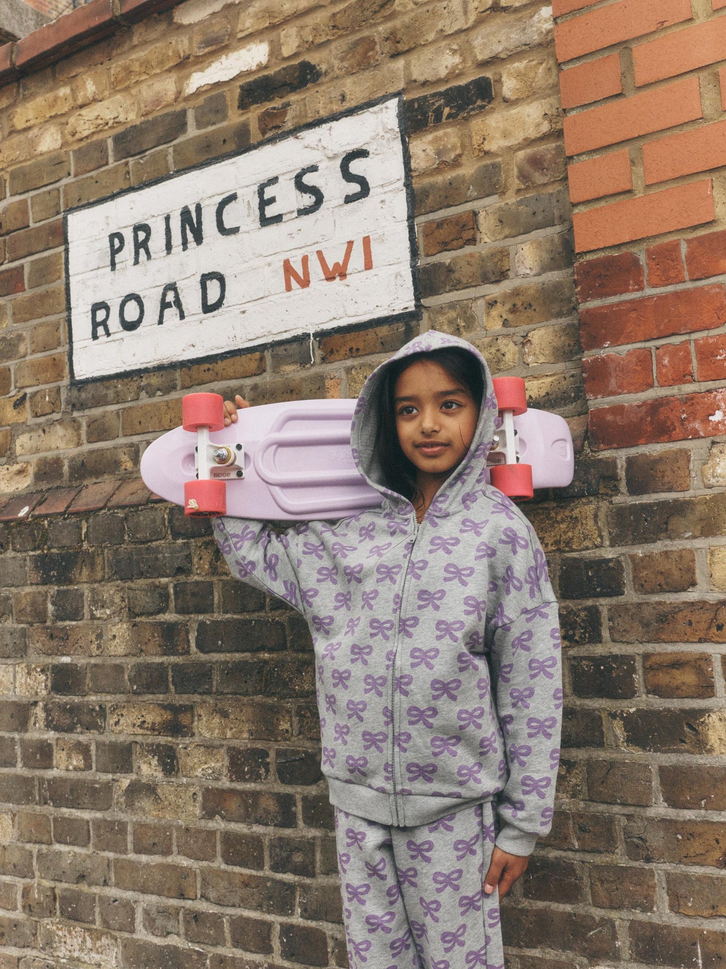 Petite Bows Easy Fit Hoodie