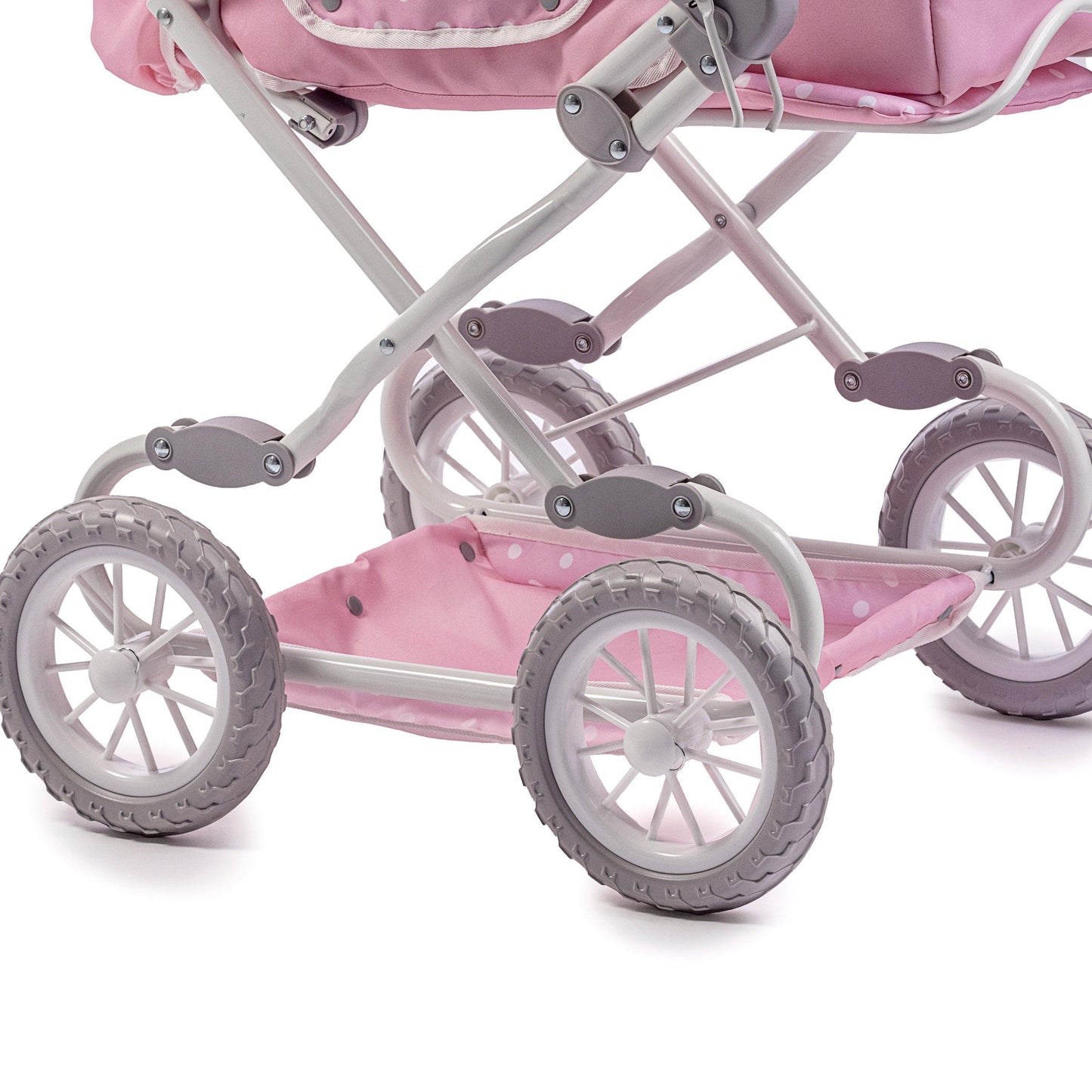 Pink Deluxe Foldable Stroller