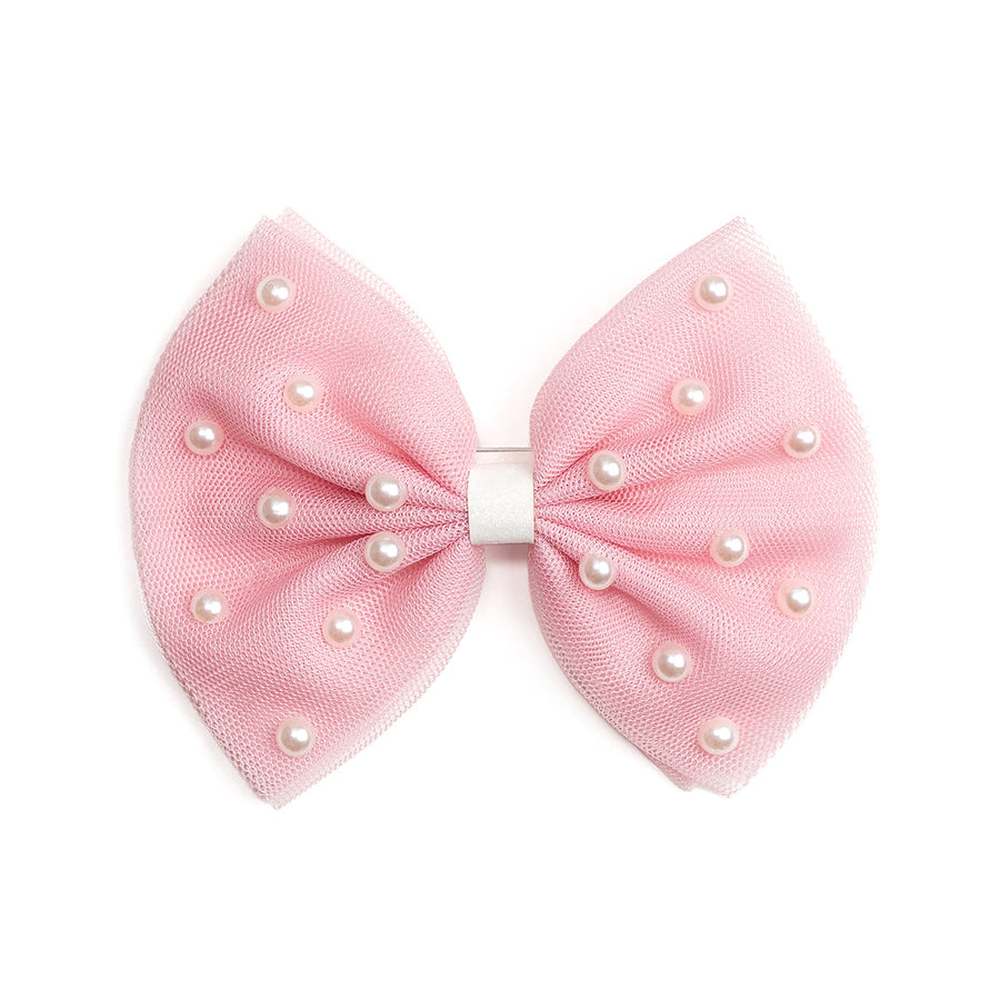 Pretty Pearl Bow Clip