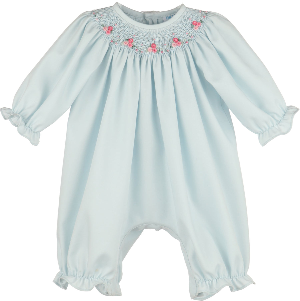 Blue Welcome Home Waves Smock Romper
