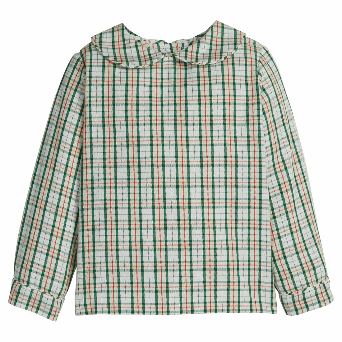 Mistletoe Tartan Peter Pan Shirt