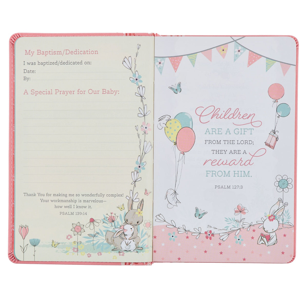Pink Keepsake Bible