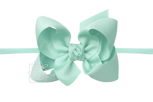 Aquamarine 4.5" Headband Bow