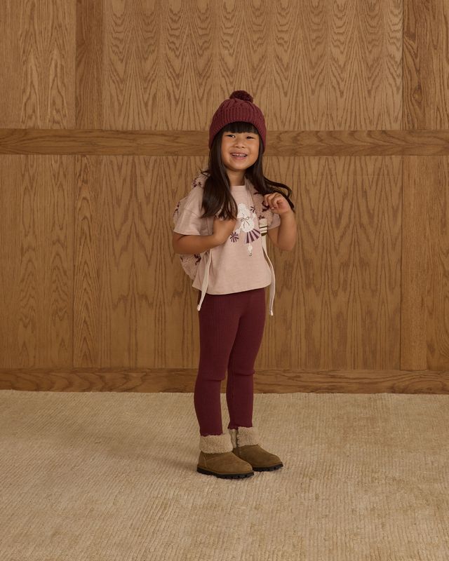 Burgundy Legging