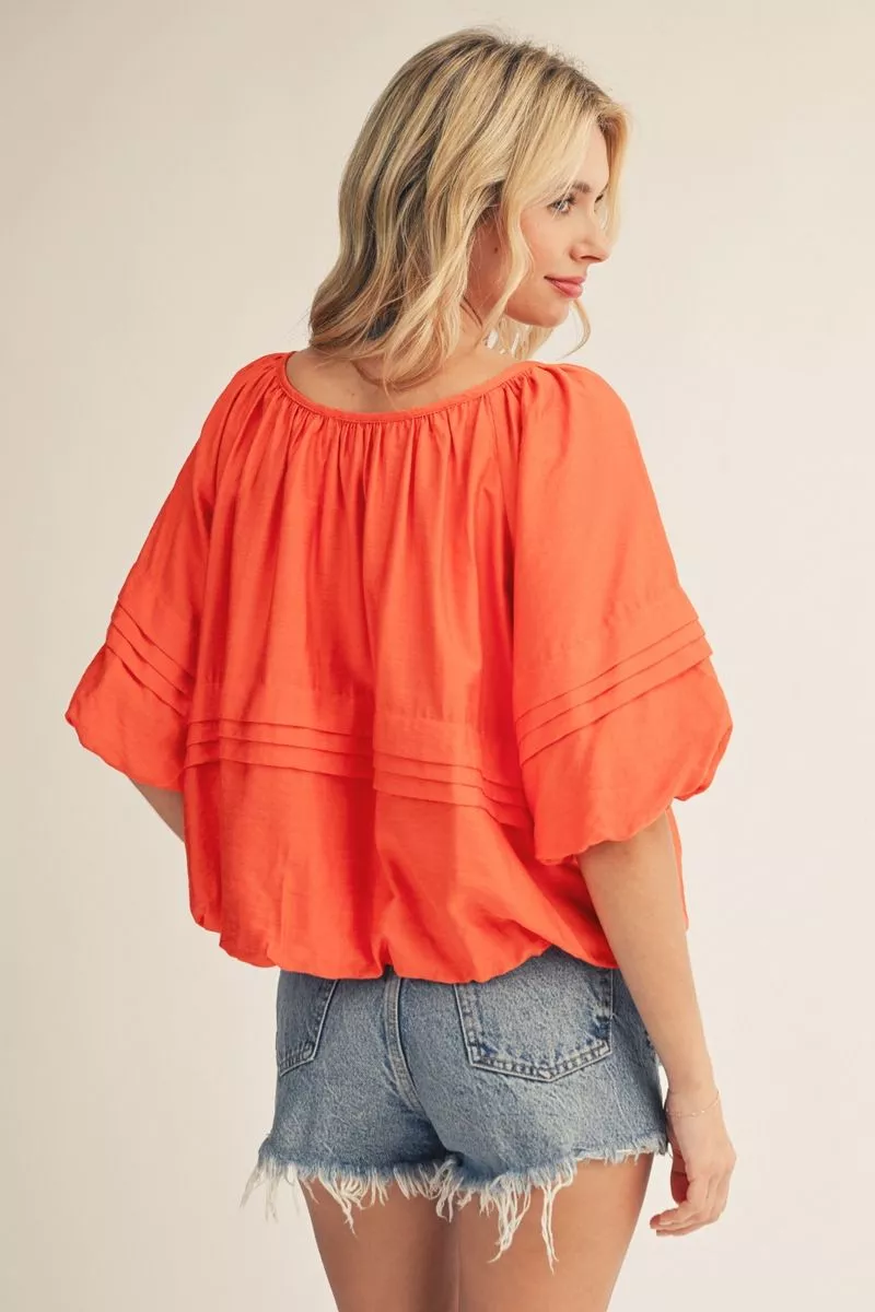 Orage Puff Sleeve Blouse