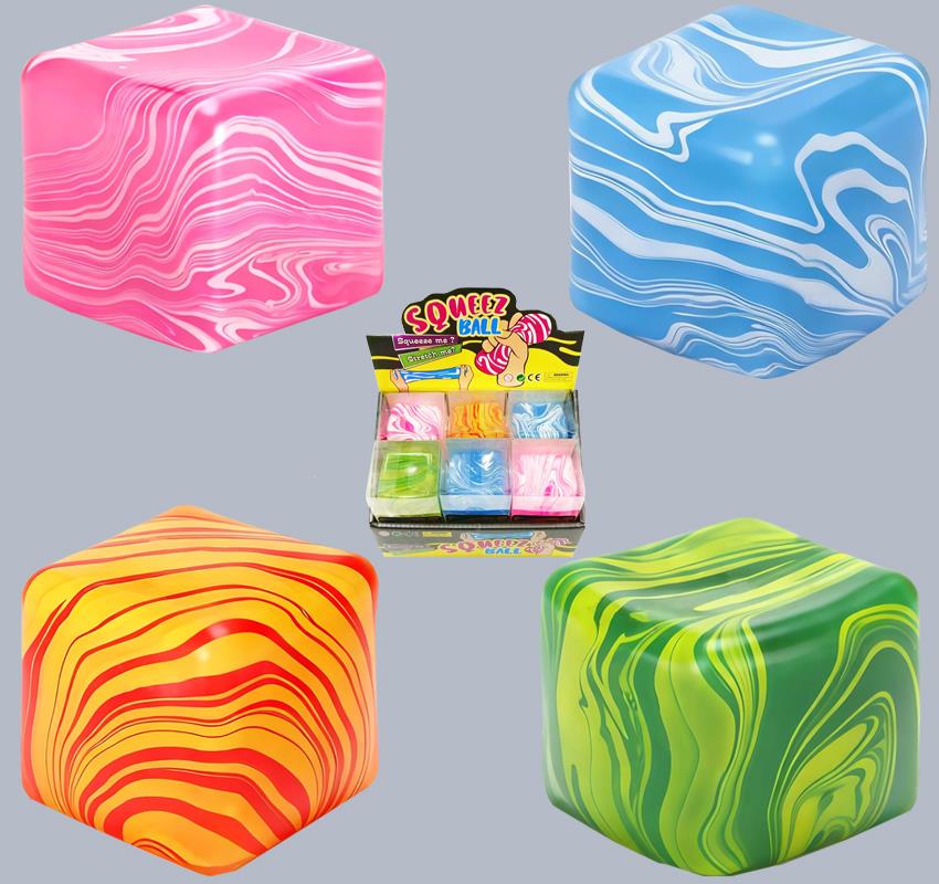 2.2" Dough Doughs Marbelized Sugar Squish Cube