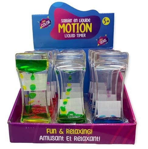 Double Color Liquid Motion Bubble Timer