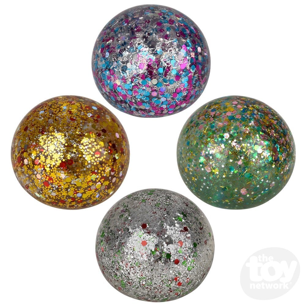 2.4" Sparkle Squeezy Sugar Ball
