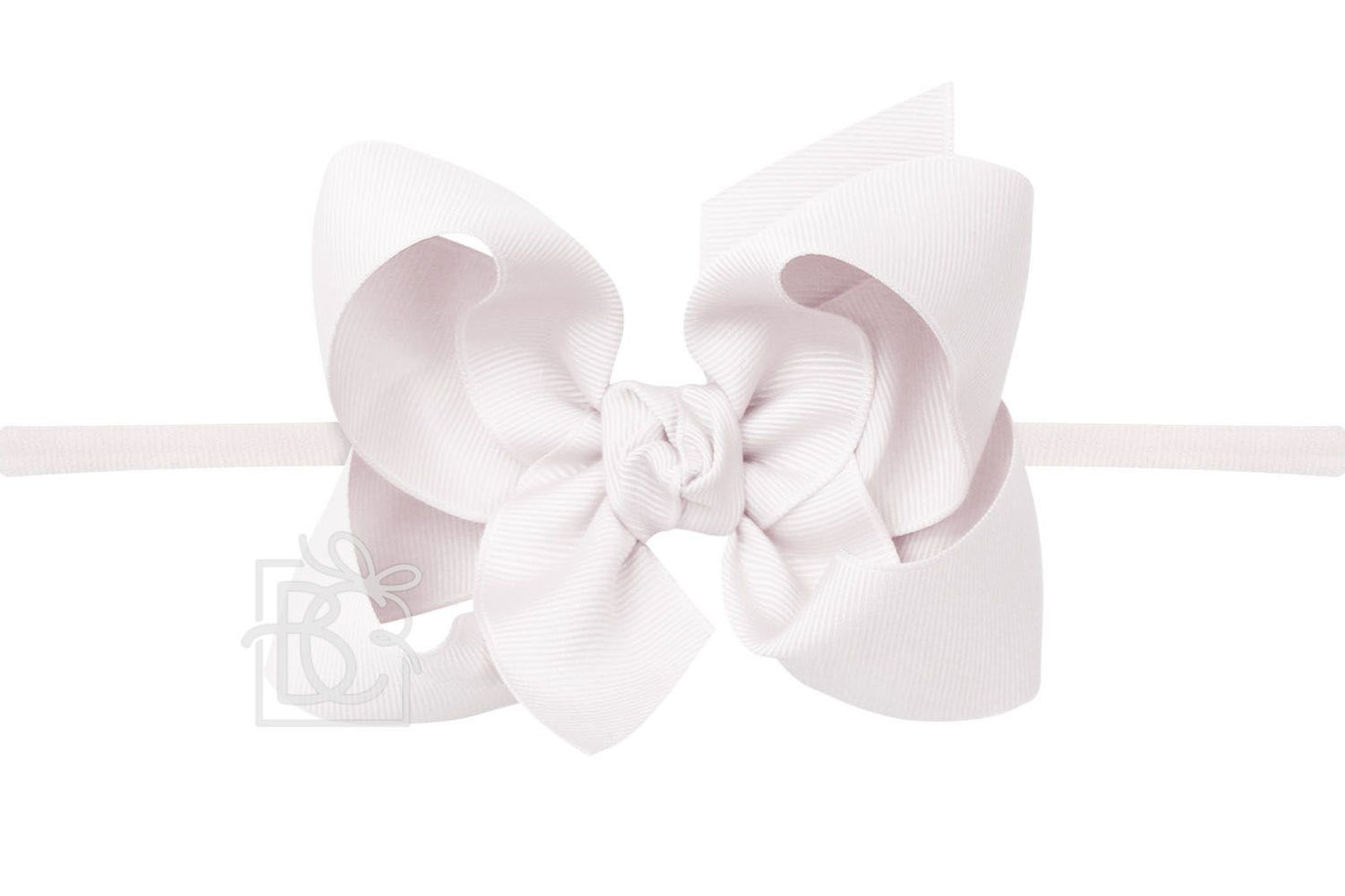 Powder Pink 4.5" Headband Bow