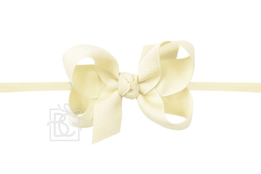 Buttermilk 3.5" Headband Bow