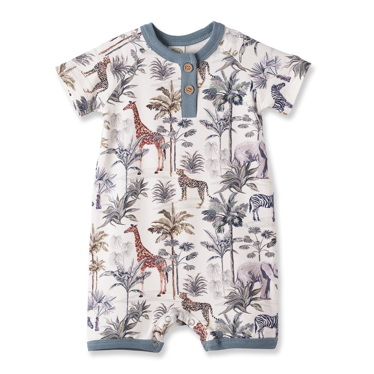 Jungle Safari Bamboo Romper