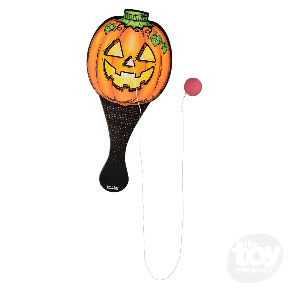 Jack-O-Lantern Paddle Ball