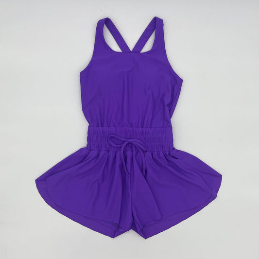 Purple Butterfly Romper