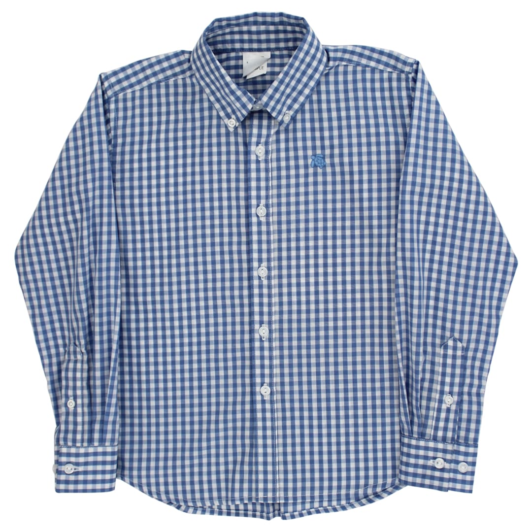 Roscoe Blue Check Button Down Shirt