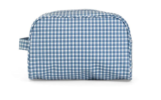 Indigo Rodeo Check Stowaway Toiletry Bag