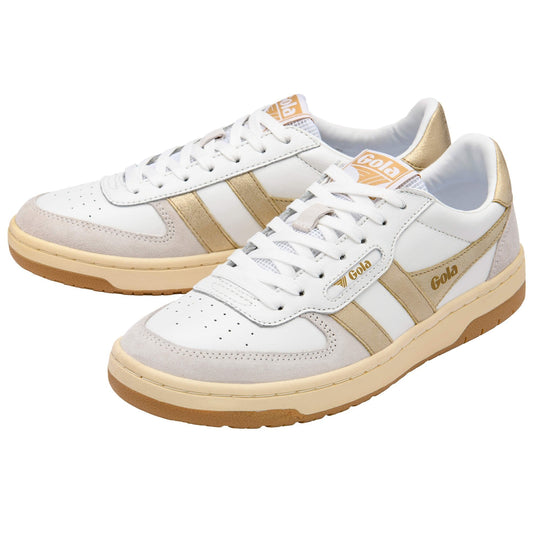 Hawk Sneakers - White/Gold