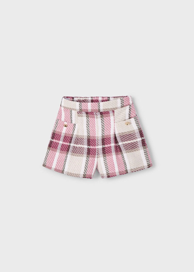 Cherry Plaid Shorts