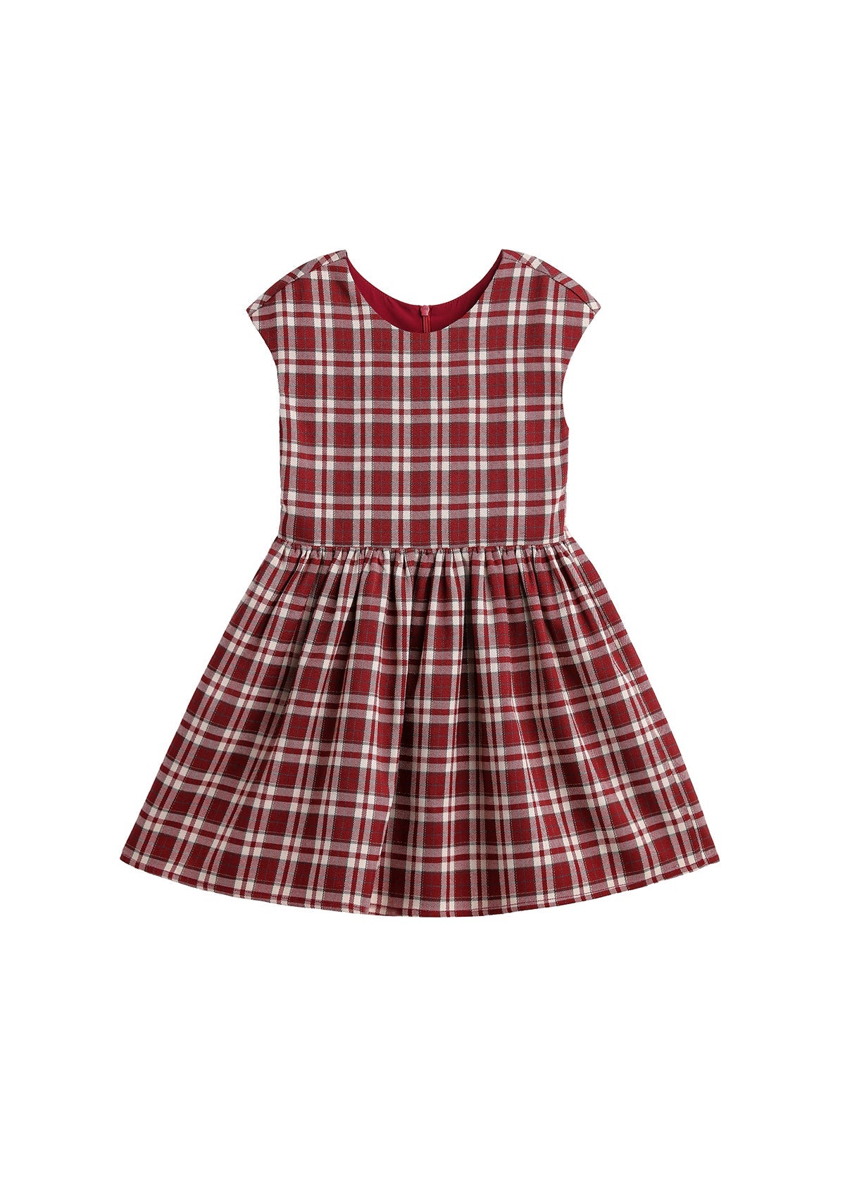 Holiday Plaid Fit & Flare Dress