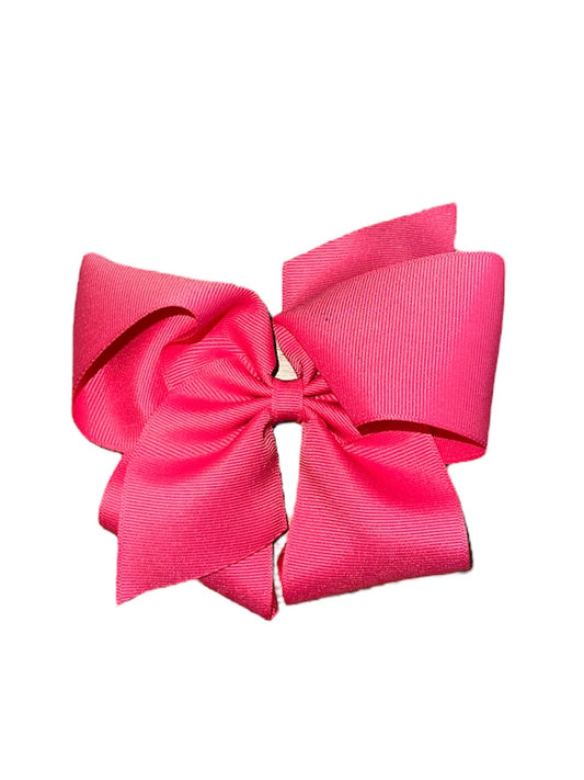 Medium Bright Pink Bow (KB)