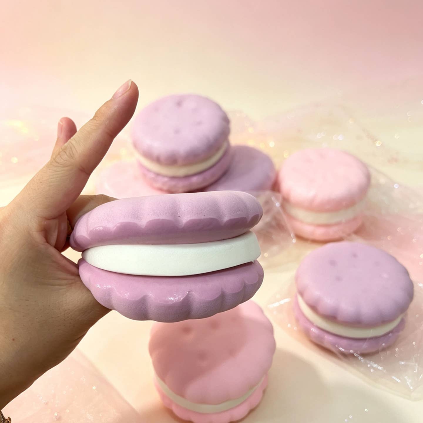 Slow Rise Cookie Cream Sandwiches