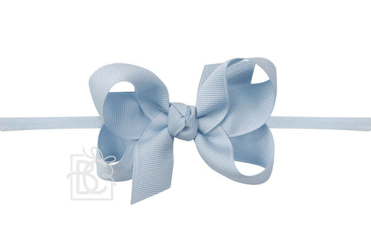 Millenium Blue 3.5" Headband Bow