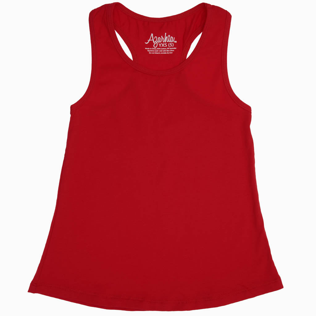 Red Racer Back Tank
