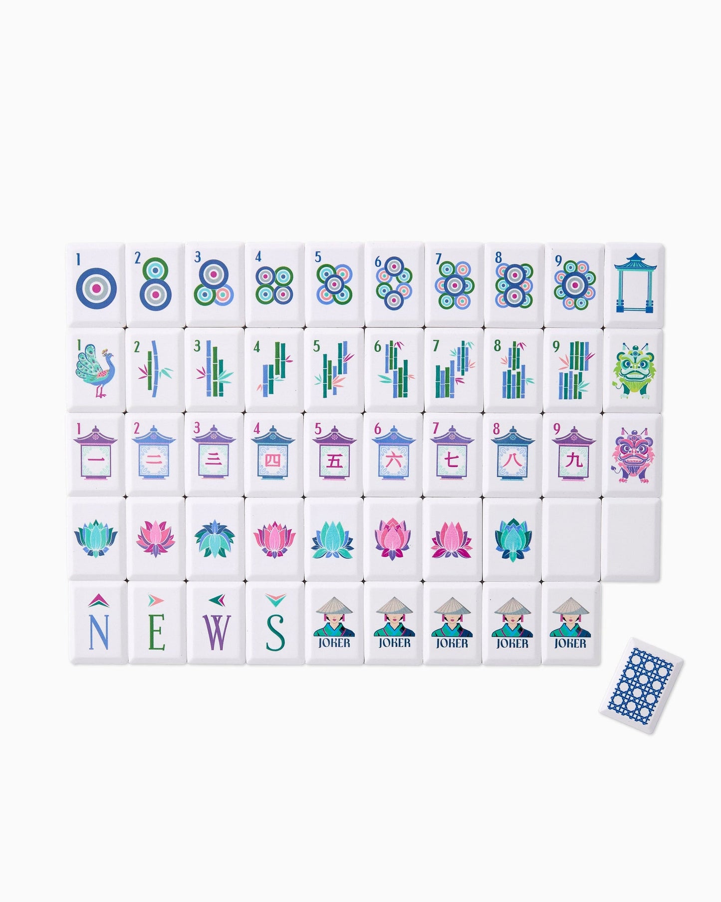 Cadet Debutante Mahjong Tile Set