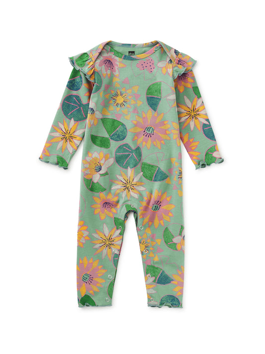 Chalk Water Lillies Romper