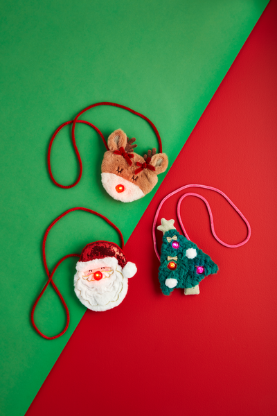 Santa Light Up Purse