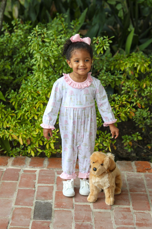 Puppy Pals Ruffle Romper