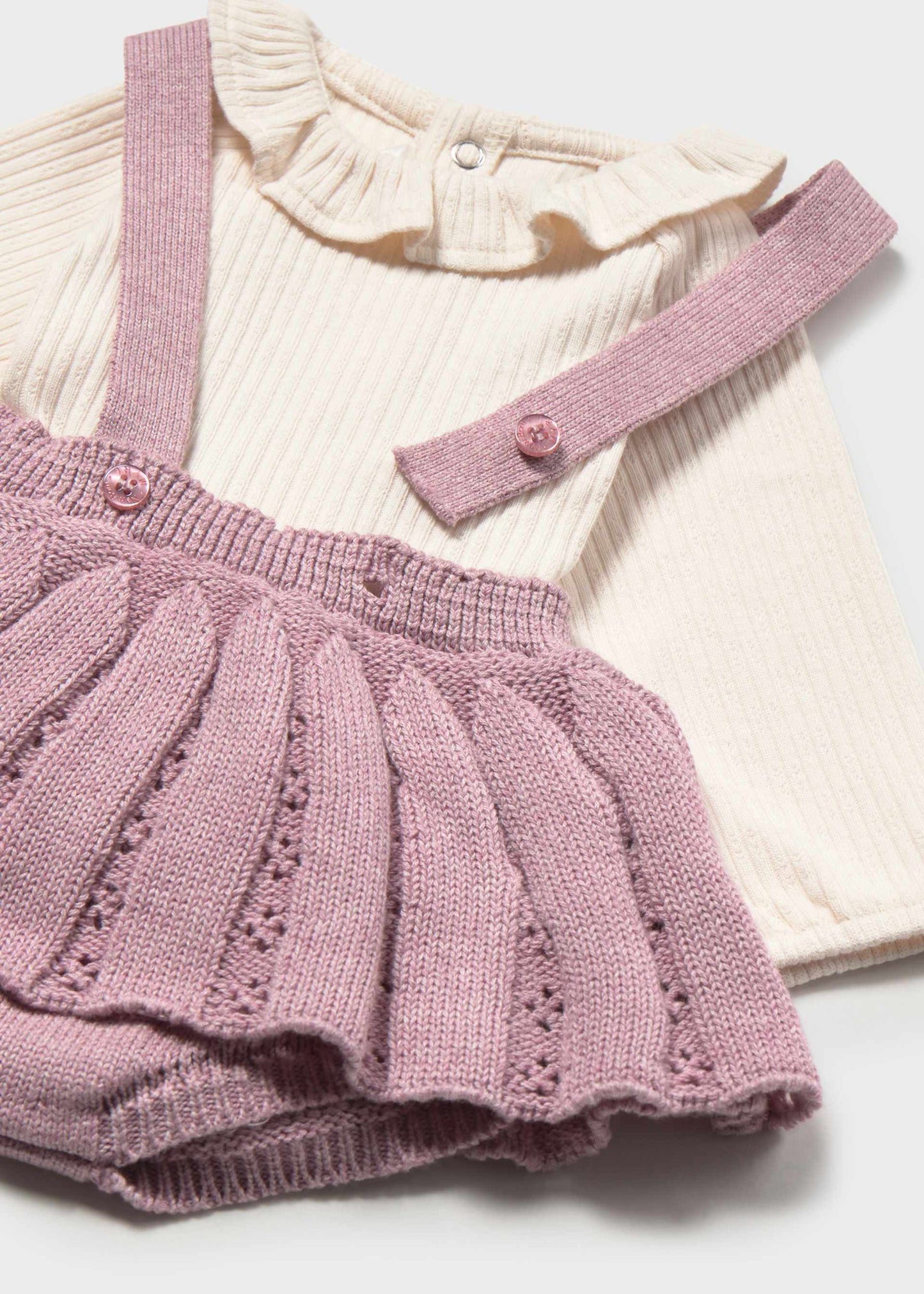 Mauve Floral 3pc Set