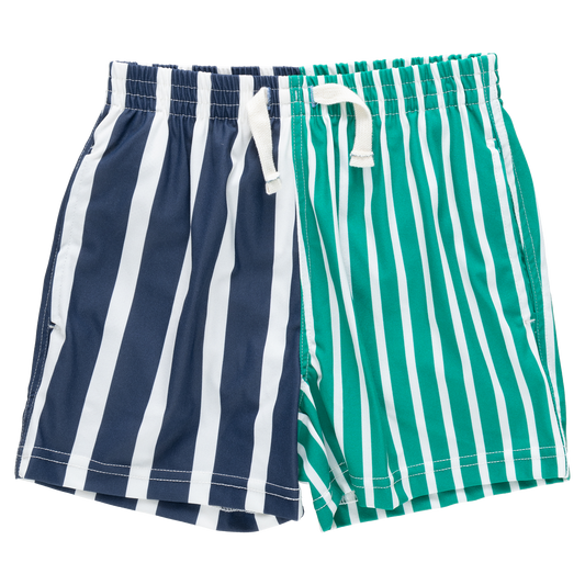 Multi Stripe Swim Trunk