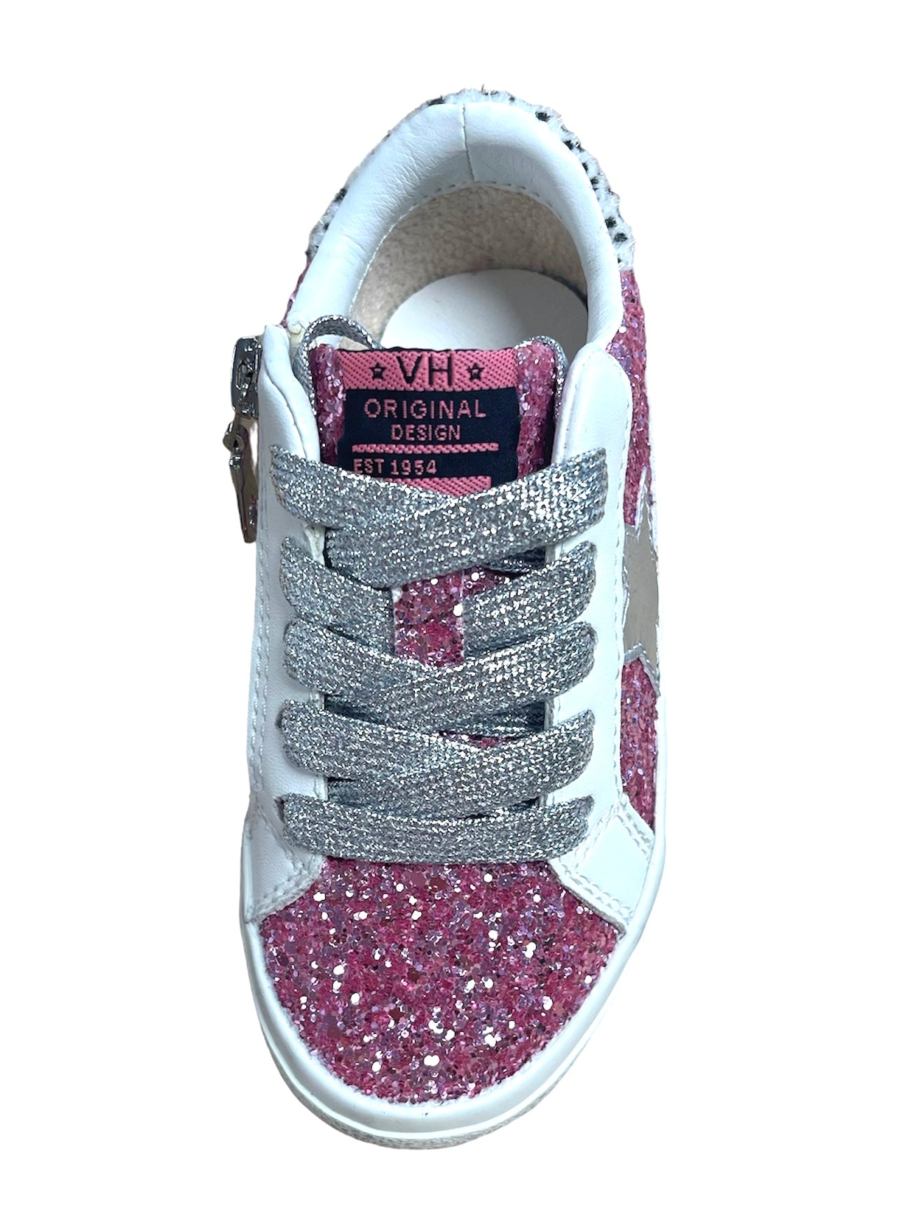 River Pink Glitter Low Top