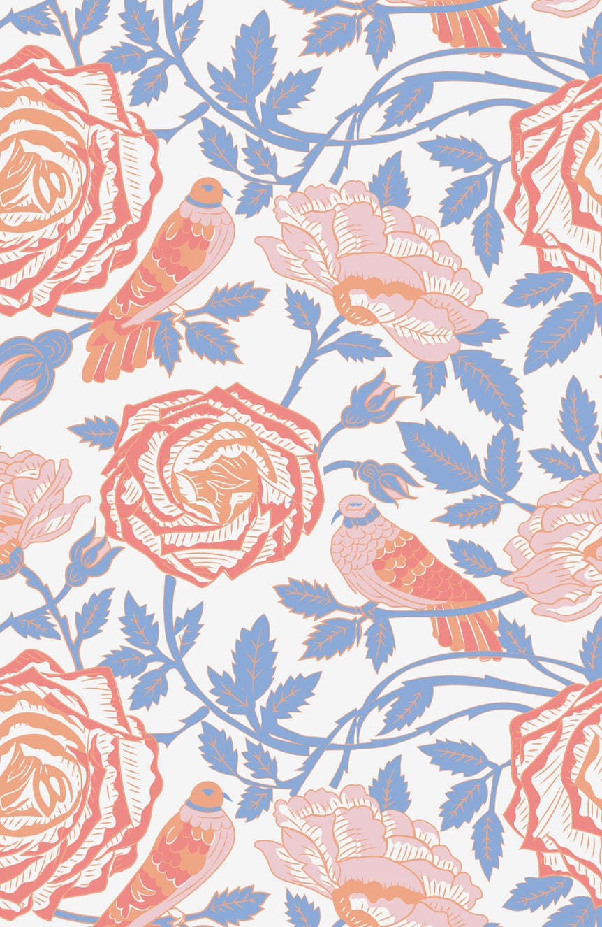 Peri Coral Tie Dress - Smell The Roses