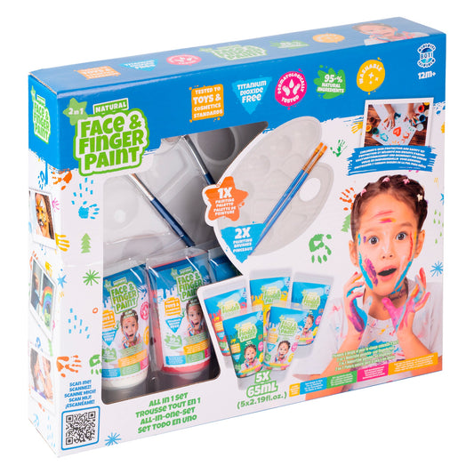 Natural Face & Finger Paint Set