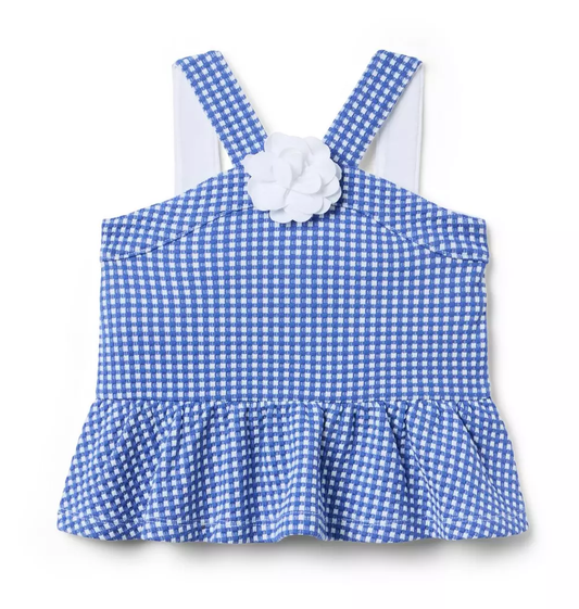 Royal Blue Gingham Set