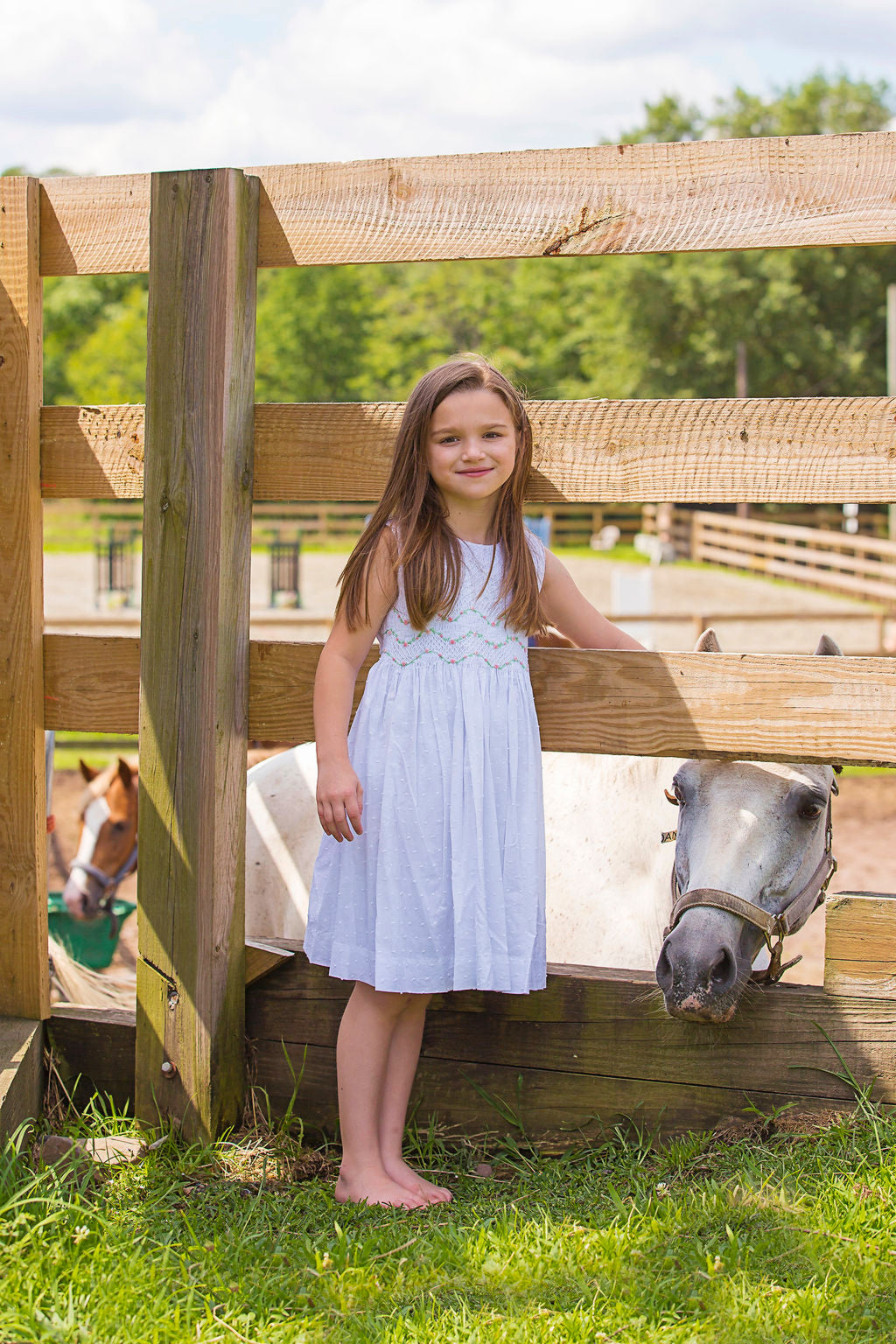 Whimsical Hand-Smocked Dress