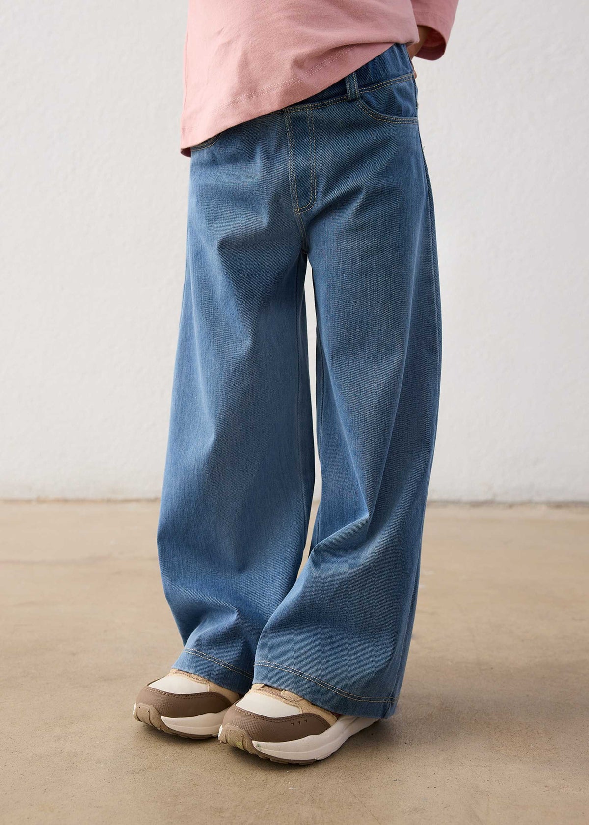 Light Denim Pull On Jeans