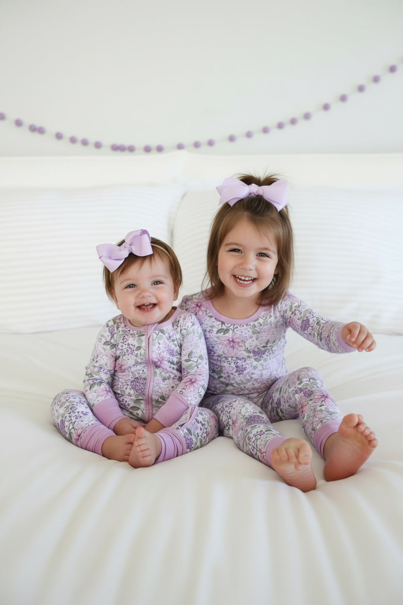 Lavender Lullaby Convertible Zip Romper
