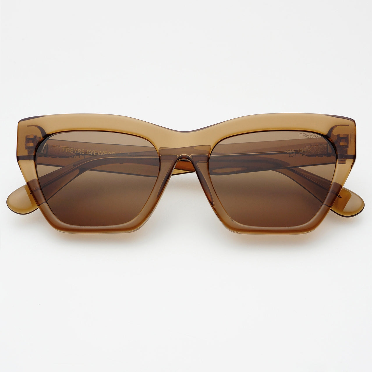 Brown Gia Cat Eye Sunglasses