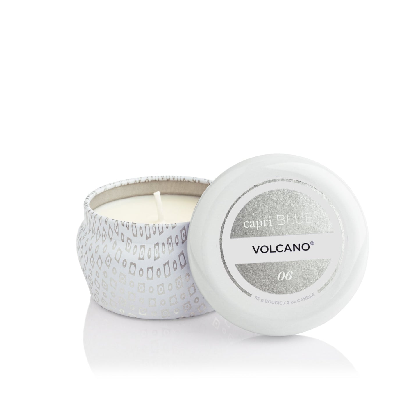 Capri Blue White Mini Tin Candle - Volcano