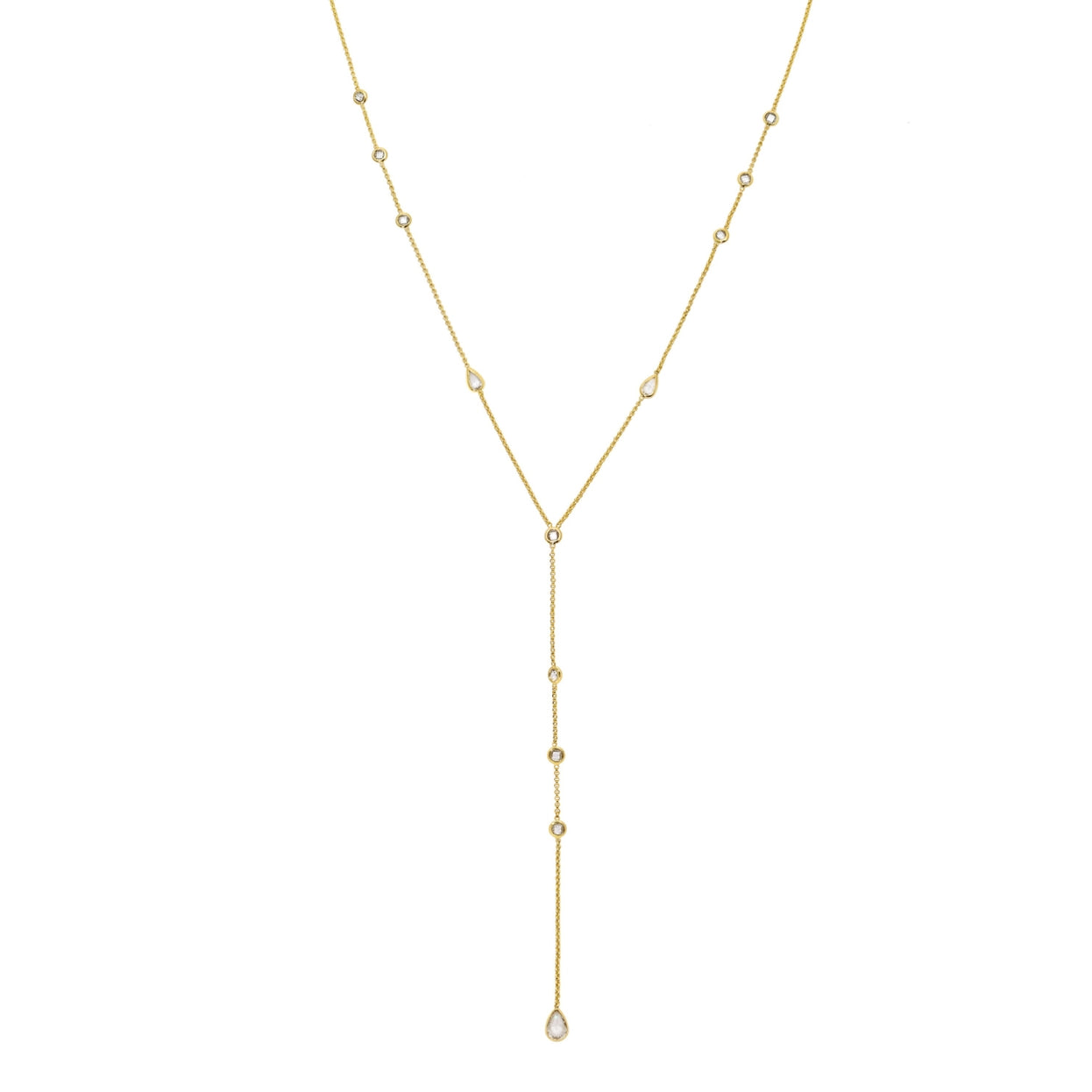 Alexia Cz Lariat Necklace