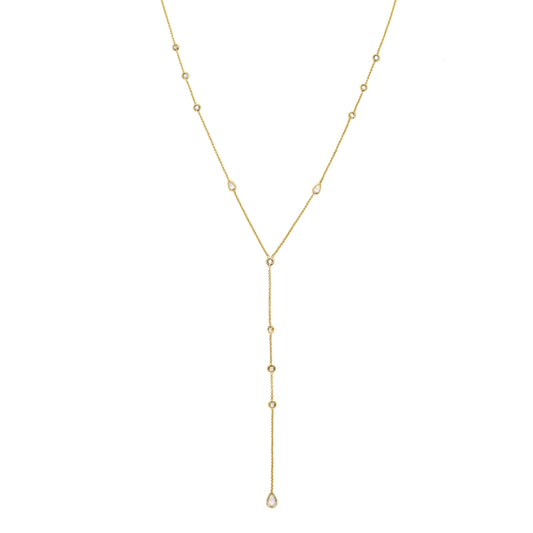 Alexia Cz Lariat Necklace
