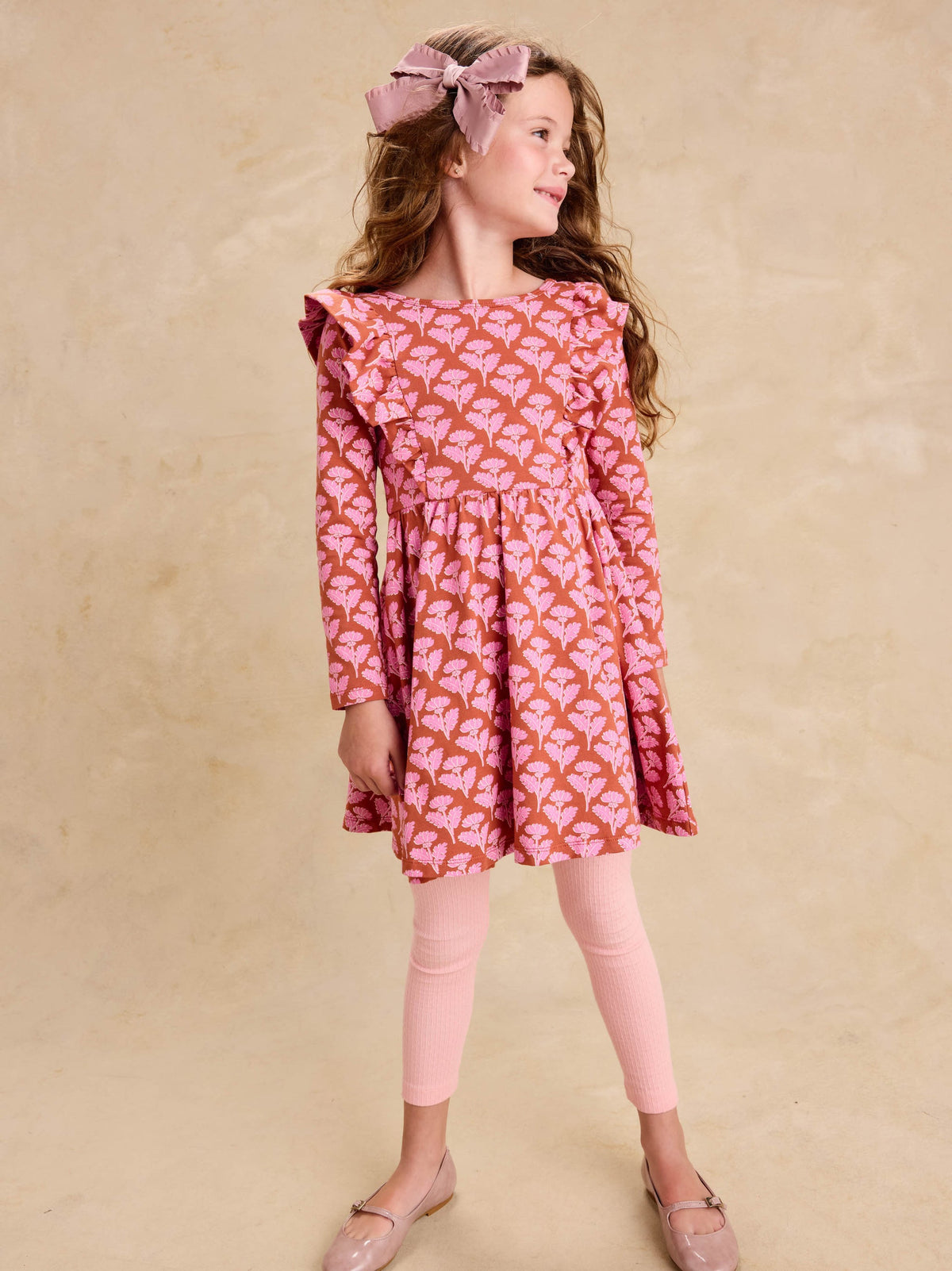 Stamped Heirloom Floral Ballet Dress
