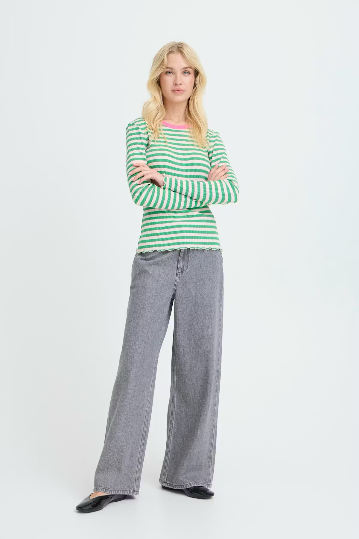 Green Stripe BYSinne Tee