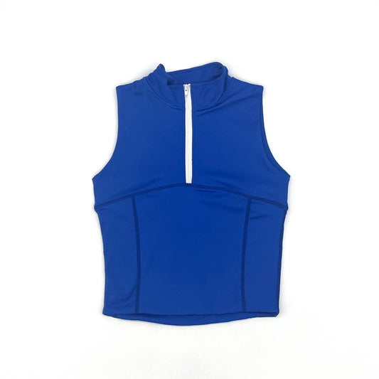Royal Blue Athletic Quarter Zip Top