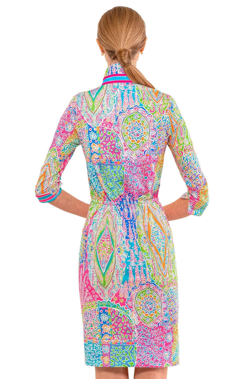 Brights Twist & Shout Dress - Grand Bazaar